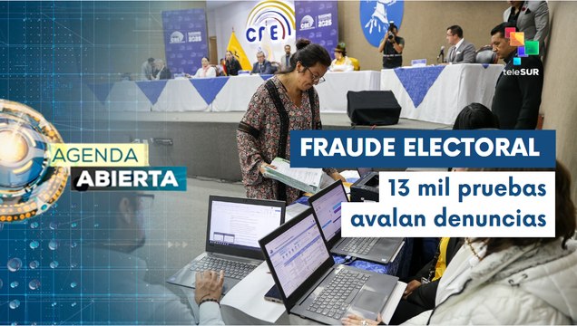 Agenda Abierta 25-04: CNE de Ecuador no realizará conteo de votos