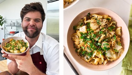 How to Make Sesame-Chile Cabbage Salad