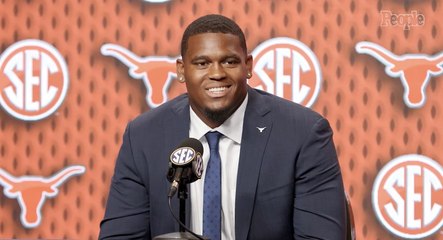 Kelvin Banks Jr.'s Infant Son Vomits on Live TV After His Dad Is Drafted by the Saints in Viral Moment