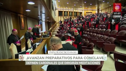 Cardenales afinan detalles para iniciar el Cónclave en Roma