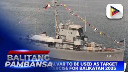 Old BRP Miguel Malvar to be used as target for a military exercise for Balikatan 2025