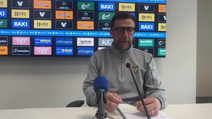 Di Francesco: "Milan è la squadra più pericolosa del campionato"