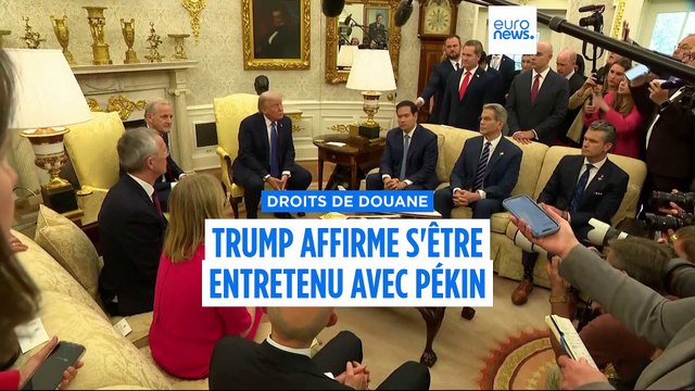 Droits de douane : Trump affirme s'être entretenu avec les autorités chinoises, Pékin nie