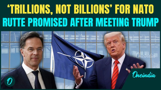 ‘trillions, Not Billions,’ Nato Chief Announces Big Defence Spending After Meeting Trump