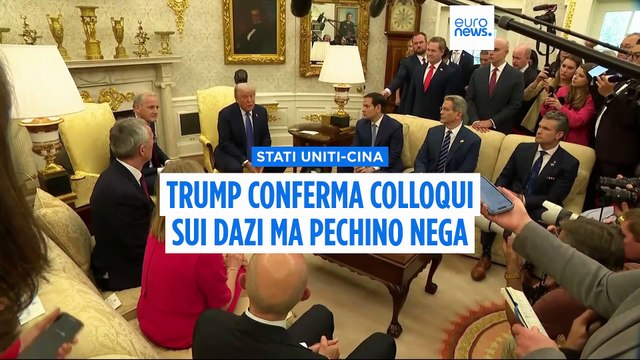 Dazi Usa: Trump parla di colloqui commerciali con la Cina ma Pechino nega