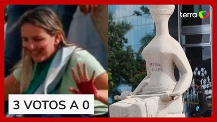 Fux vota pela redução de pena de mulher que pichou ‘Perdeu, mané’ no STF