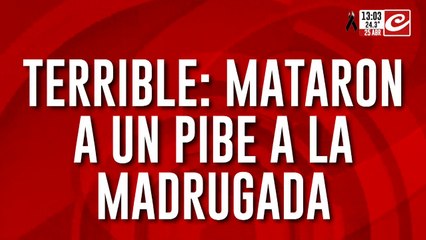 Enfrentamiento entre policías y ladrones termina con un pibe muerto