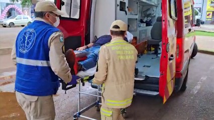 Queda de mobilete deixa homem de 55 anos ferido no Bairro Morumbi