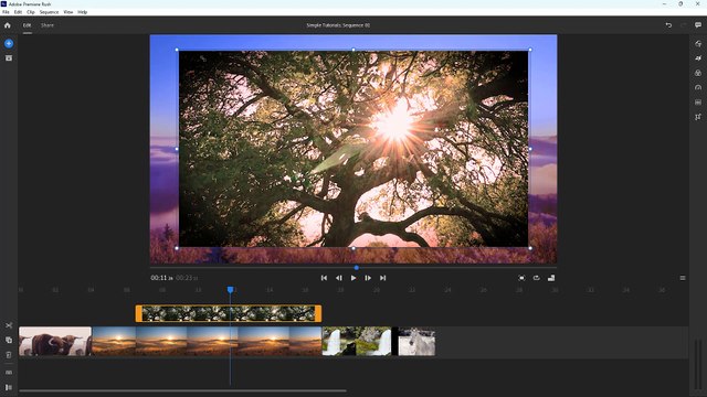 Adobe Premiere Rush 10 Using Multi Layer Editing and Positioning Layers