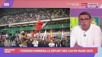 Roger Federer donnera le coup d'envoi des 24h du Mans 2025 - L'Équipe de Choc - extrait