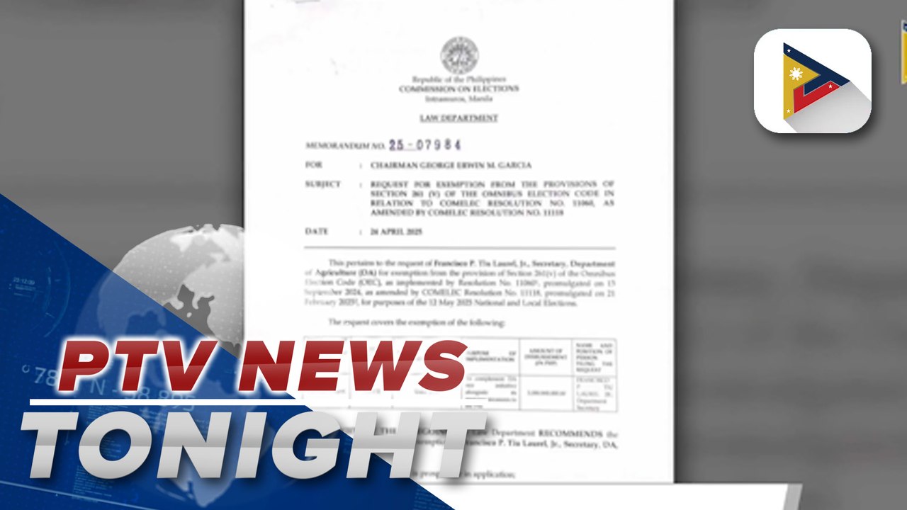 Comelec exempts DA’s P20 rice project from poll spending ban