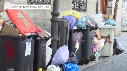 Madrid vive este viernes su cuarta jornada de huelga de basuras de carácter indefinido