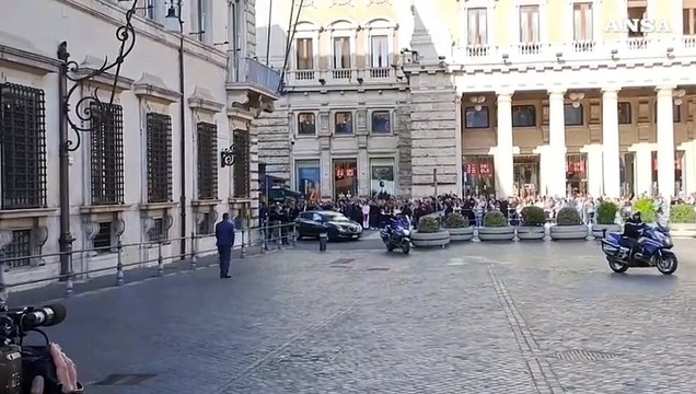 Meloni riceve Orban a Palazzo Chigi