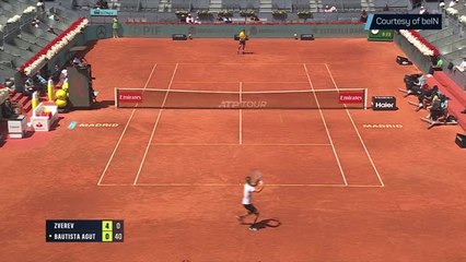 Zverev makes light work of Bautista Agut in Madrid