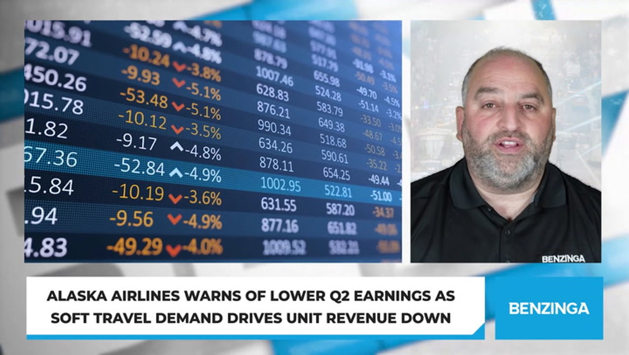 Alaska Airlines Warns Of Lower Q2 Earnings As Soft Travel Demand Drives Unit Revenue Down