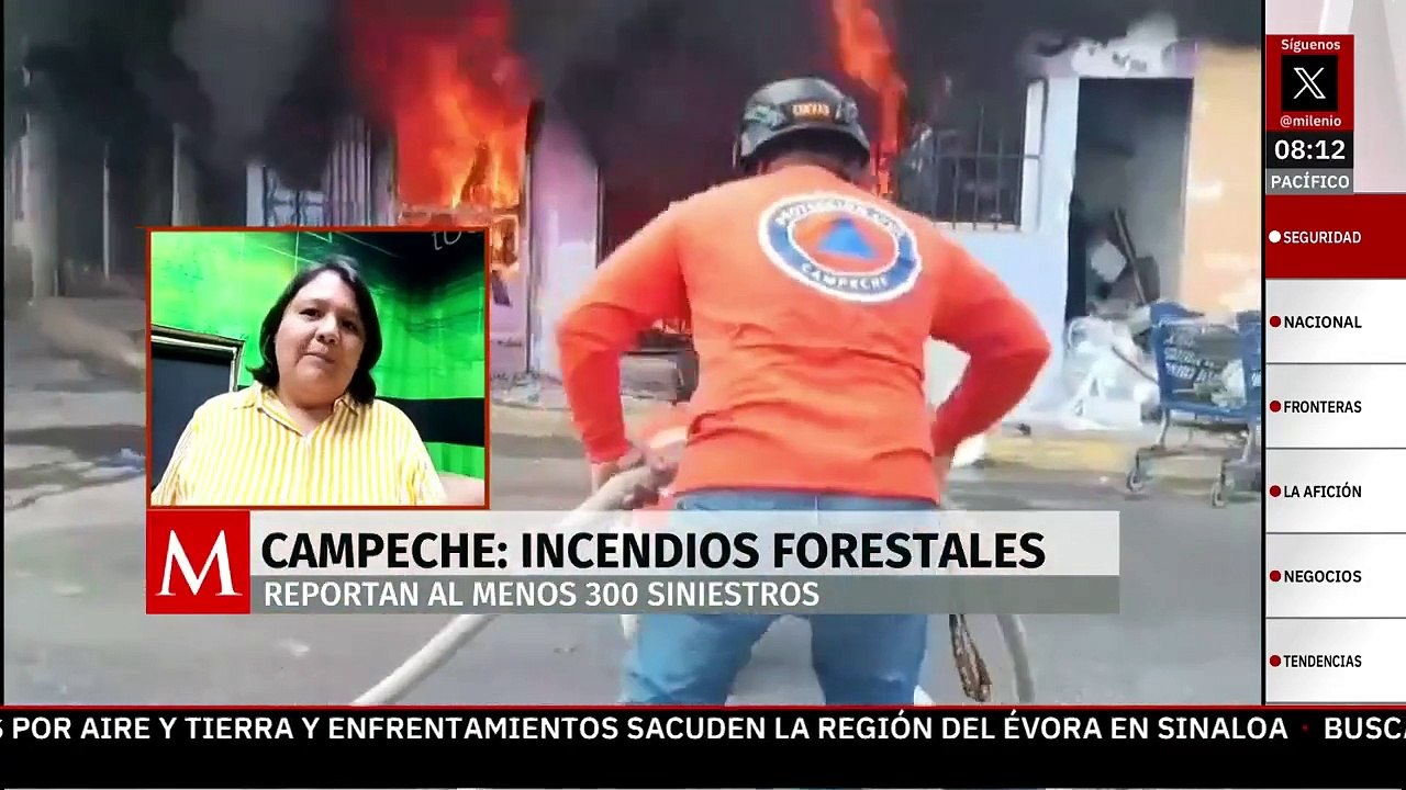 Incrementan incendios en Campeche; reportan al menos 300 siniestros al mes