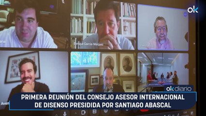 Primera reunión del consejo asesor internacional de Disenso presidida por Santiago Abascal