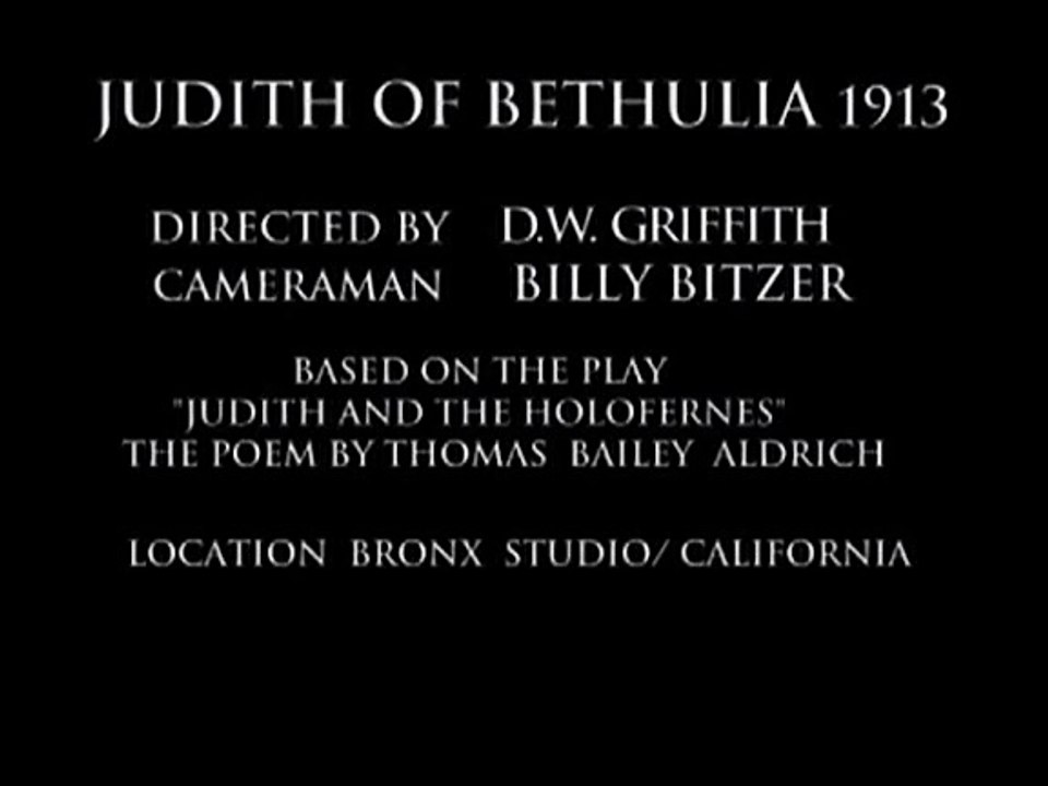 Judith of Bethulia 1914