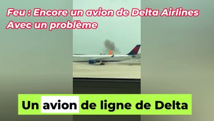 🔥 Panique sur le Tarmac : Un Avion Delta Airlines en Feu à Orlando !
