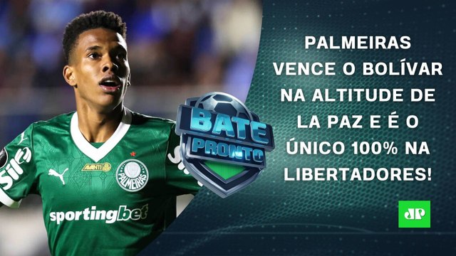 Palmeiras VENCE na ALTITUDE e SEGUE 100% na Liberta; Flamengo x Corinthians no DOMINGO | BATE-PRONTO