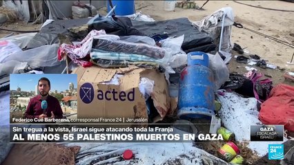 Israel mata a 10 palestinos en Al-Mawasi, zona del sur de Gaza que ya no considera "humanitaria”
