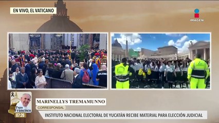 Jóvenes se despiden del papa Francisco en el último día de capilla ardiente