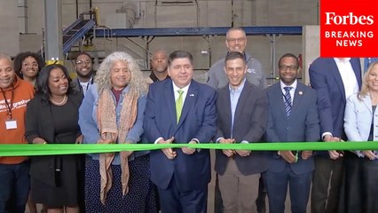 Gov. JB Pritzker Cuts Ribbon For New Green Era Campus In Chicago, Illinois