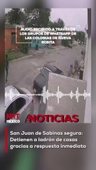 Gracias a la pronta respuesta de las autoridades de san juan de sabinas, se logró la detención de un individuo implicado en el robo de casas habitación en el municipio. la rápida acción policial fue clave para asegurar el arresto del delincuente.