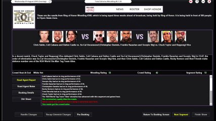 TEW IX 2018 8 Way Warfare Save # Go Home ROH TV Show Before The 1st ROH PPV, Pre Bookings