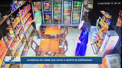 Audiência do crime que levou a morte do empresário