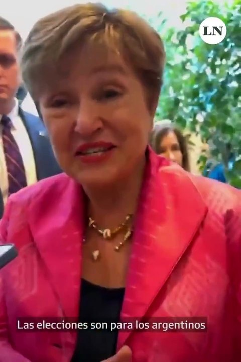 Kristalina Georgieva sobre los dichos que generaron bronca entre los argentinos