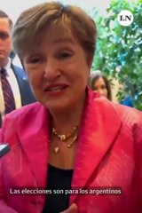 Kristalina Georgieva sobre los dichos que generaron bronca entre los argentinos