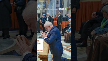 Lula, Janja, Dilma e ministros comparecem a velório do papa Francisco no Vaticano #shorts