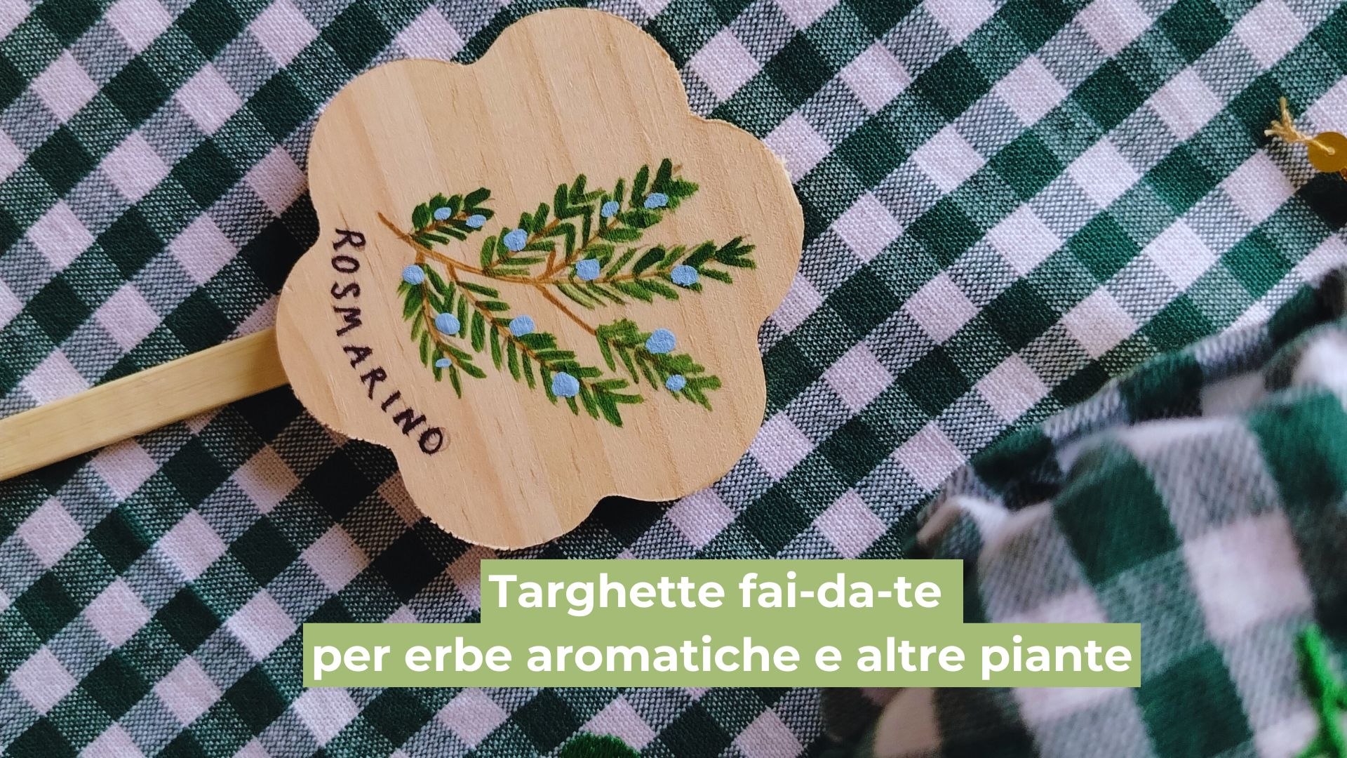 Targhette Per Piante In Acrilico Effetto Legno Nero – Personalizzate Per Erbe E Fiori – Altezza 15,5 Cm