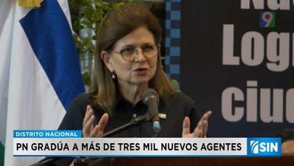 Vicepresidenta presente en graduación de más de tres mil agentes | Primera Emisión SIN