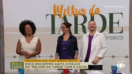Doce Encontro canta o sucesso "Alucinado" no Melhor da Tarde