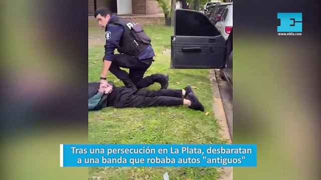 Tras una persecución en La Plata, desbaratan a una banda que robaba autos antiguos