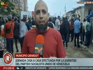 Aragua | JPSUV realizó visitas casa a casa como parte del acompañamiento al pueblo