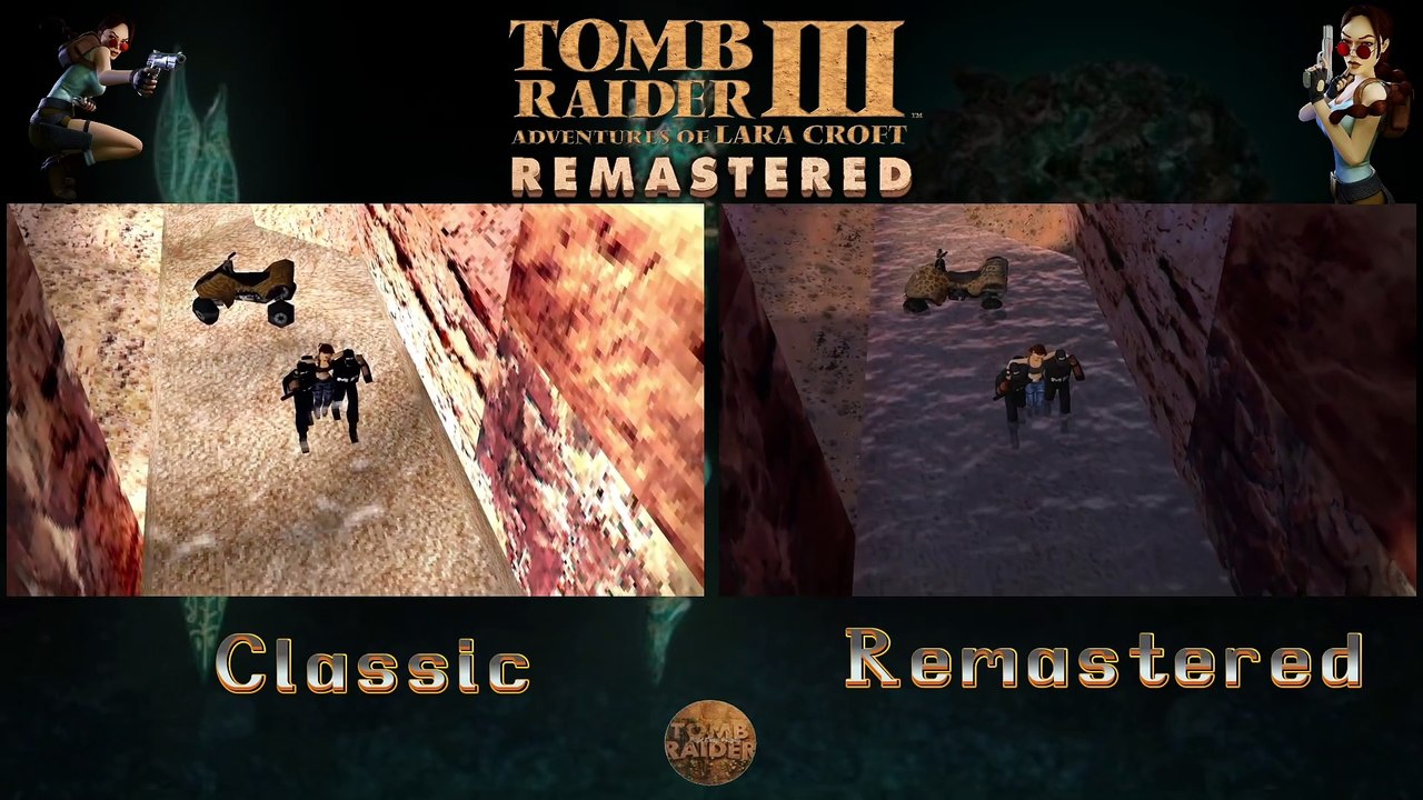 TR3 Original Vs Remastered Cutscenes