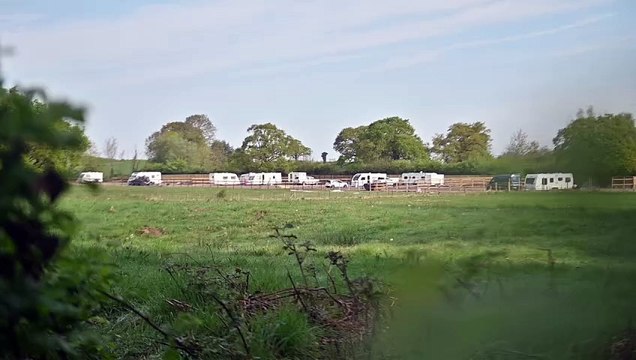 A field in Hagley owned by travellers has had an enforcement notice put on it after they started building on it.