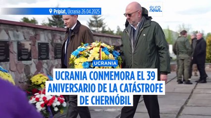 Los ucranianos se reúnen para conmemorar el 39 aniversario de la catástrofe de Chernóbil