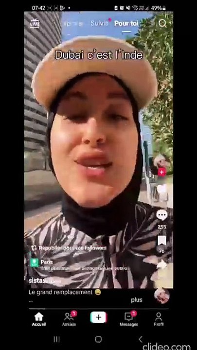 A #Dubai, une touriste française critique l'immigration d'un pays étranger!