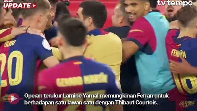 Real Madrid vs Barcelona Menang 2-3, Blaugrana Juara Copa Del Rey