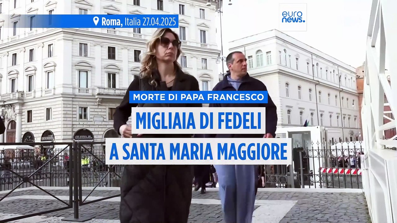 Migliaia di fedeli a Santa Maria Maggiore per pregare il Papa, Vaticano gremito di pellegrini