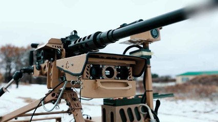 Droid TW: Ukrainisches Robotermaschinengewehr erinnert an eine Maschine aus "Terminator"