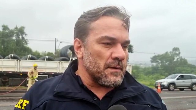 PRF fala sobre acidente envolvendo 4 veículos na BR-277 e alerta sobre cuidados diante de neblina