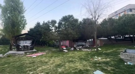 Deprem endişesiyle parkta kalan eşi ve baldızını silahla vurdu