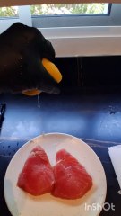 Tuna Fish steak with Roasted Vegetables