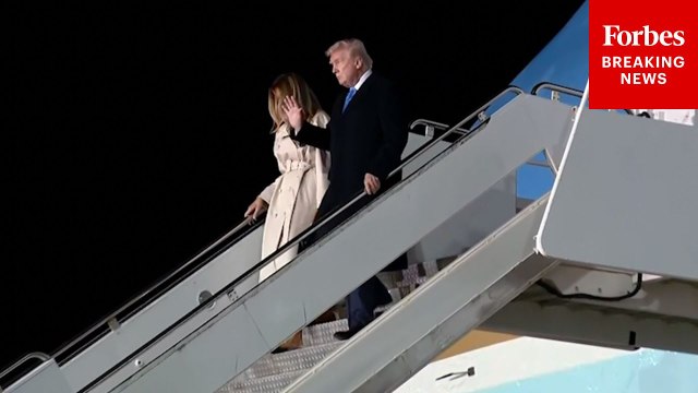 BREAKING NEWS: President Trump, First Lady Melania Trump Arrive In Italy For Pope Francis's Funeral