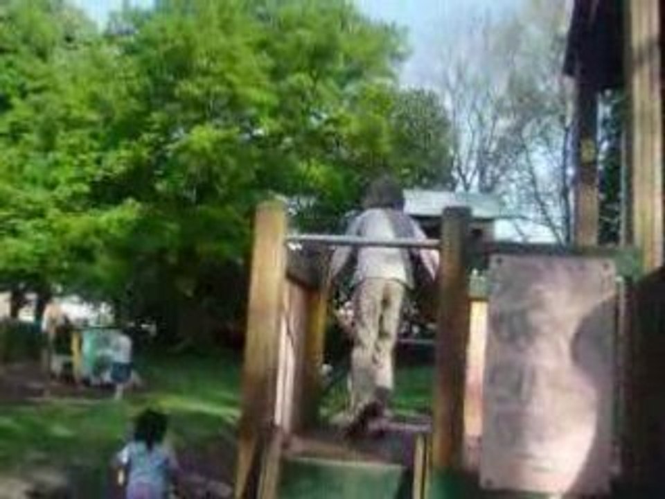 au parque avec les enfants et Katia